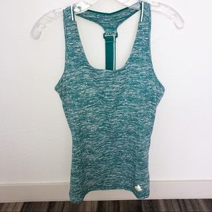 Adidas Green Racerback workout tank. Medium